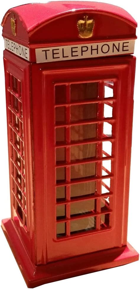 souvenir die cast metal telephone box|London Souvenir Die Cast Metal with Plastic Parts Red .